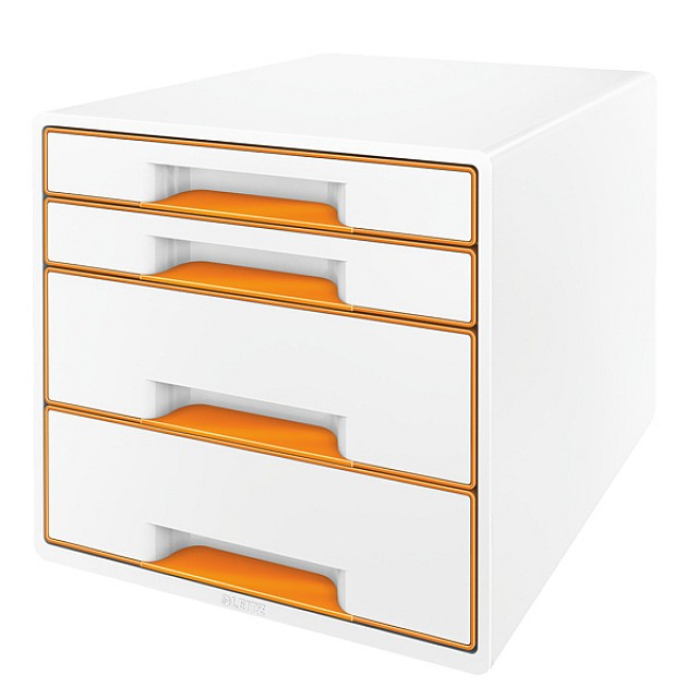 LEITZ DESK CUBE 4L WOW WIT/ORA