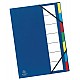 VOORORDNER 7 TABS BLAUW