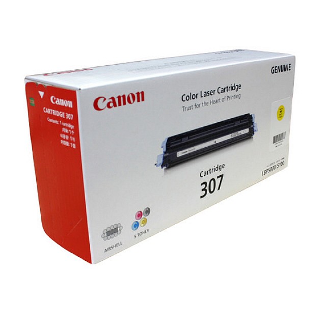 CANON 707 tonercartridge geel standard capacity 2.000 pagina