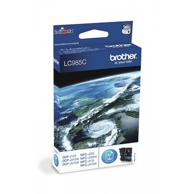 BROTHER LC-985 inktcartridge cyaan standard capacity 260 pag