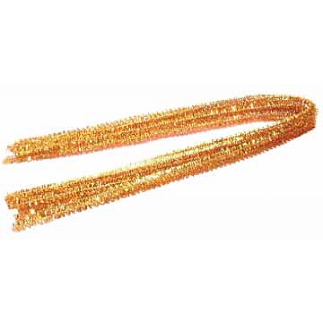 CHENILLE GOUD 50CMX8MM PK10