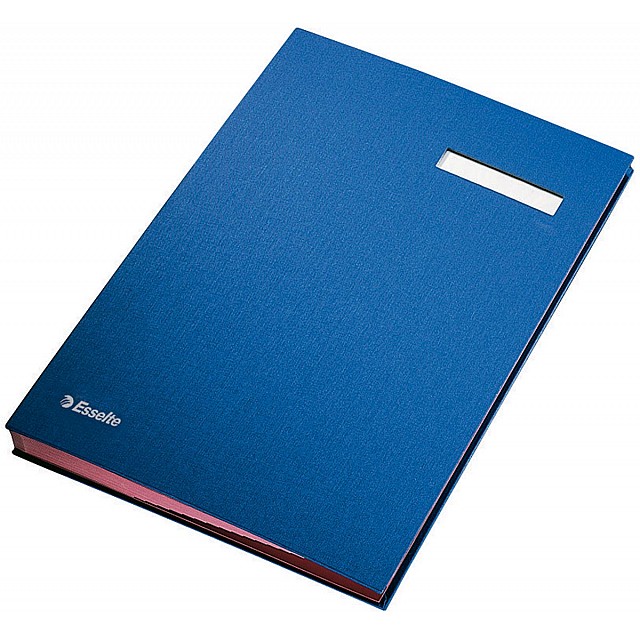 ESSELTE VLOEIBOEK A4 20BL BLAUW