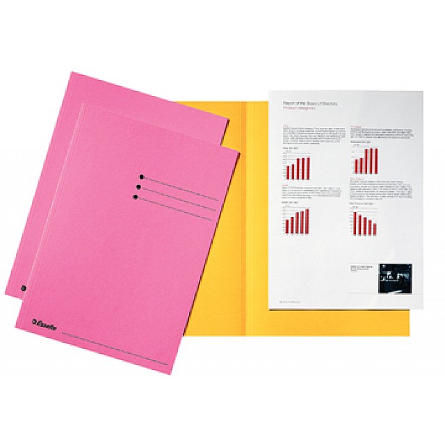 ESSELTE INLEGMAP 180GR A4 ROZE