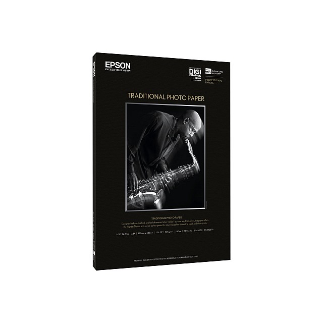 EPSON S045051 Traditional photo paper inktjet 330g/m2 A3+ 25