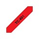 BROTHER P-Touch TC-401 black on red 12mm