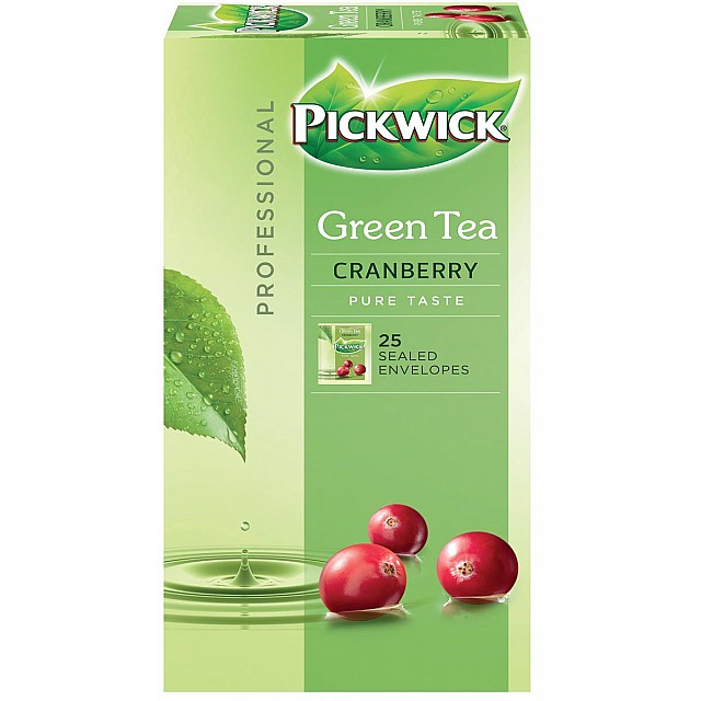 PICKWICK THEE GROEN CRANB PK25