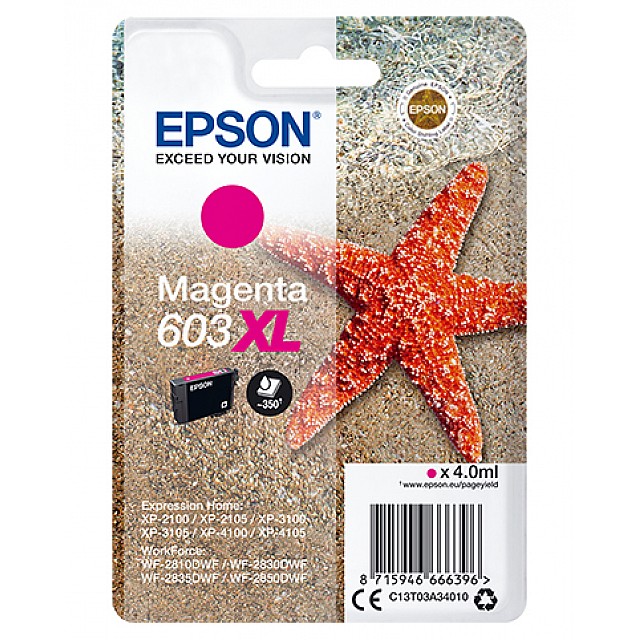 EPSON Singlepack Magenta 603XL Ink