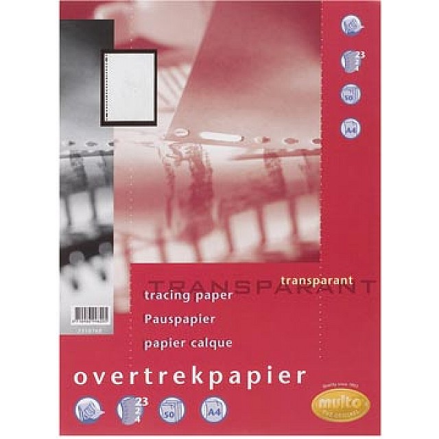 OVERTREKPAPIER 50V 23R 40GR