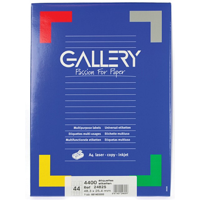 ETIKET WIT 48,3X25,4 100V ROND