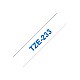 BROTHER P-Touch TZE-233 blue on white 12mm