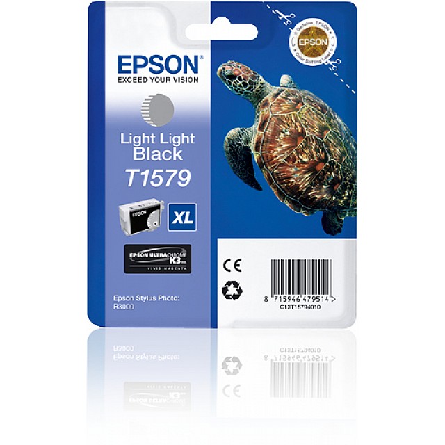 EPSON T1579 inktcartridge licht licht zwart standard capacit