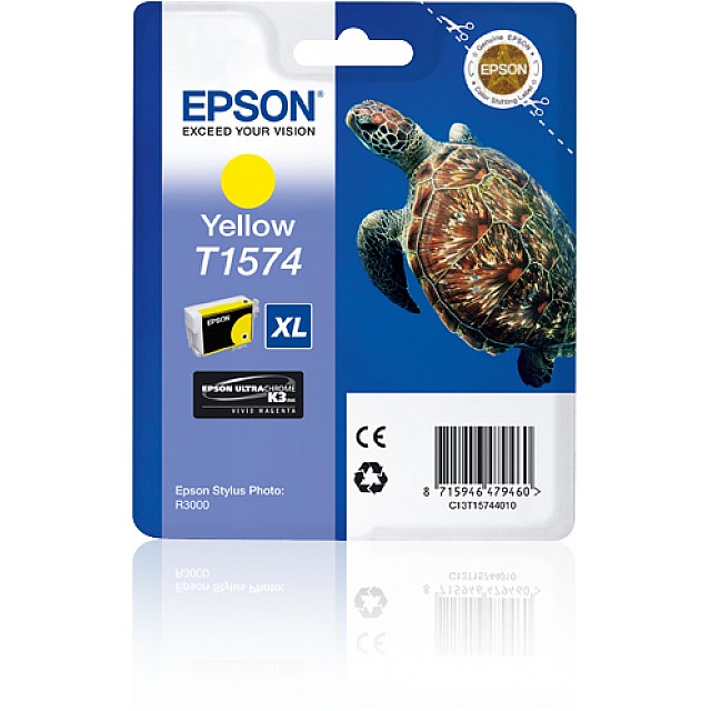 EPSON T1574 inktcartridge geel standard capacity 1-pack blis