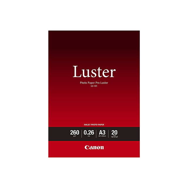 CANON 260g/m2 A3 20 sheets 1-pack luster paper