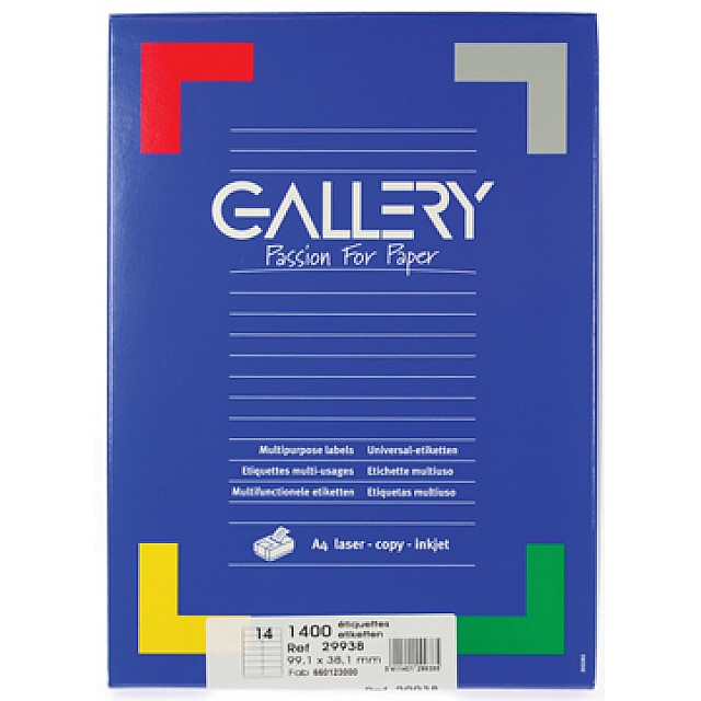 ETIKET WIT 99,1X38,1 100V ROND