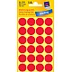 ETIK ROND D18MM ROOD 96ST