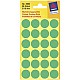 ETIK ROND D18MM GROEN 96ST