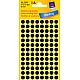ETIK ROND D8MM ZWART 416ST