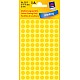 ETIK ROND D8MM GEEL 416ST