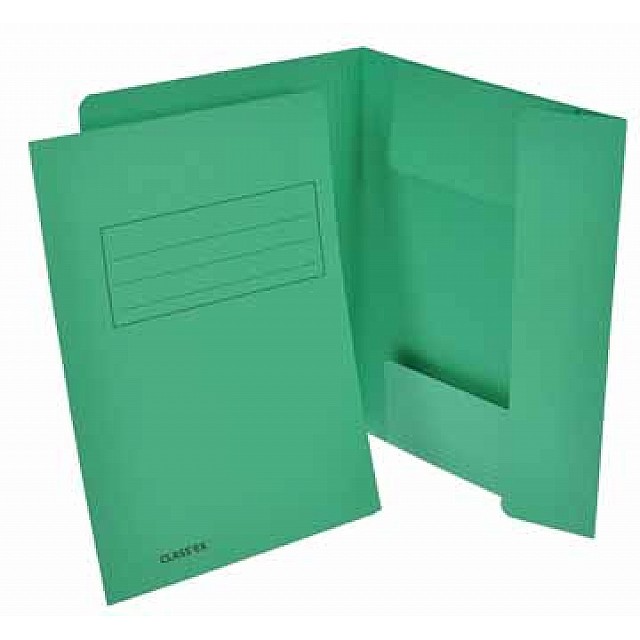 KAFT 3 KLEP DONK.GROEN A4 250G