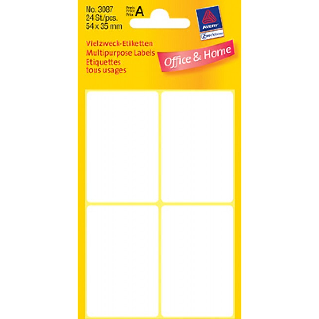 ETIK ILC 54X35MM 24ST WIT