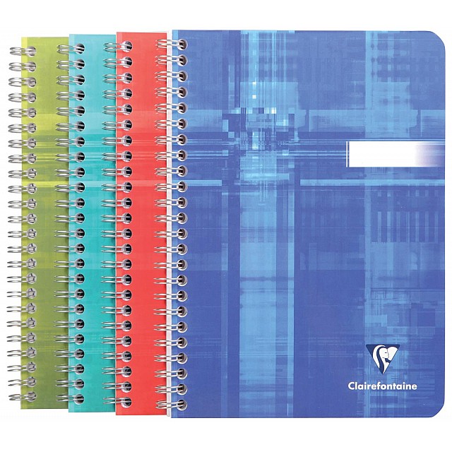 NOTITIEBOEK 14,8X21 SPIR L ASS