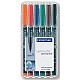 OHP MARKER LUMOCOLOR 0,4 ETUI6