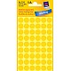 ETIK ROND D12MM 270ST GEEL