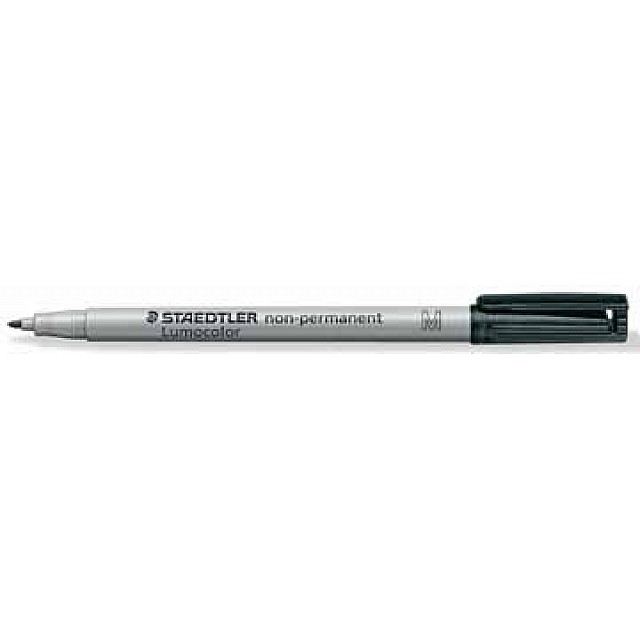OHP MARKER LUMOCOLOR ZWART 1MM