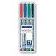 OHP MARKER LUMOCOLOR 1MM ETUI4