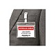 BROTHER Doorlopend Tape 62mm Zwart-Rood op Wit (15,24m)