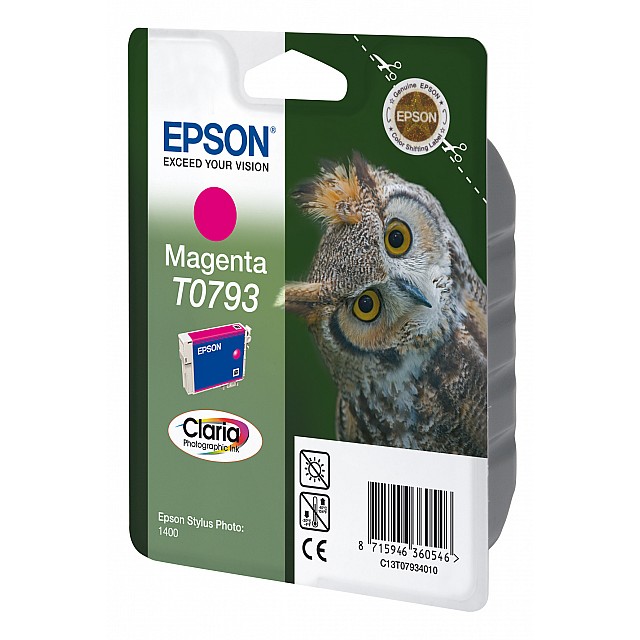 EPSON T0793 inktcartridge magenta standard capacity 11ml 1-p