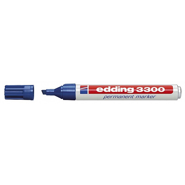 MARKER 3300 BLAUW SCHUIN