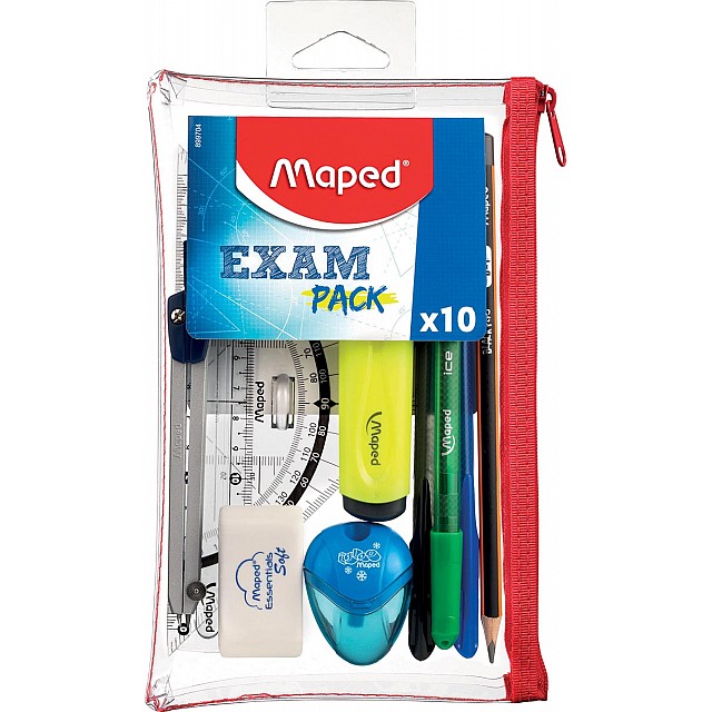 EXAMENSET 10-DELIG TRANSP ETUI