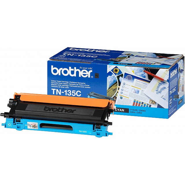 BROTHER TN-135 tonercartridge cyaan high capacity 4.000 pagi