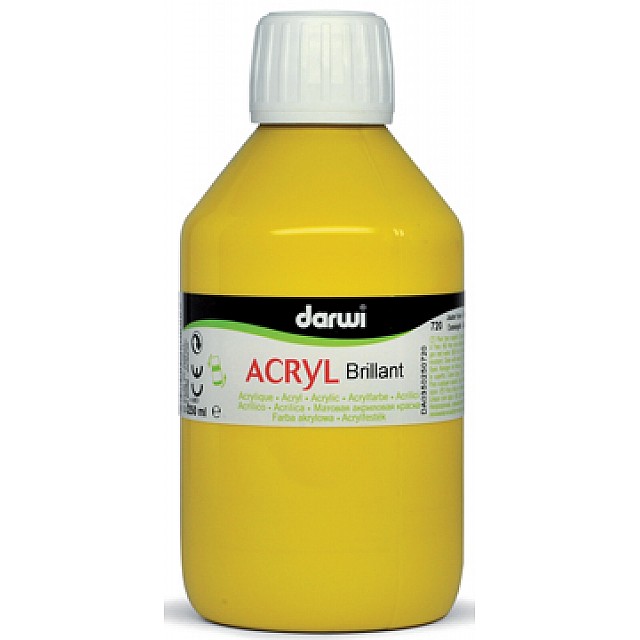 ACRYL GLANZ 250ML DONKER GEEL