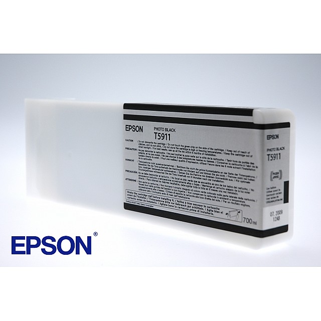 EPSON T5911 inktcartridge foto zwart standard capacity 700ml