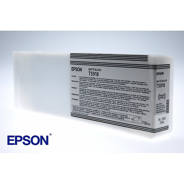 EPSON T5918 inktcartridge matzwart standard capacity 700ml 1