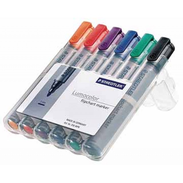 ETUI 6X FLIPCHART MARKER STAED