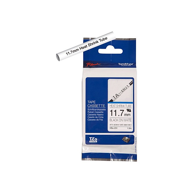 BROTHER Rubans thermo retractable,11.7mm de large, 1.5m de l