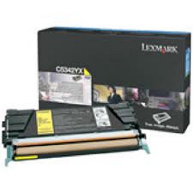 LEXMARK C534 tonercartridge geel standard capacity 7.000 pag