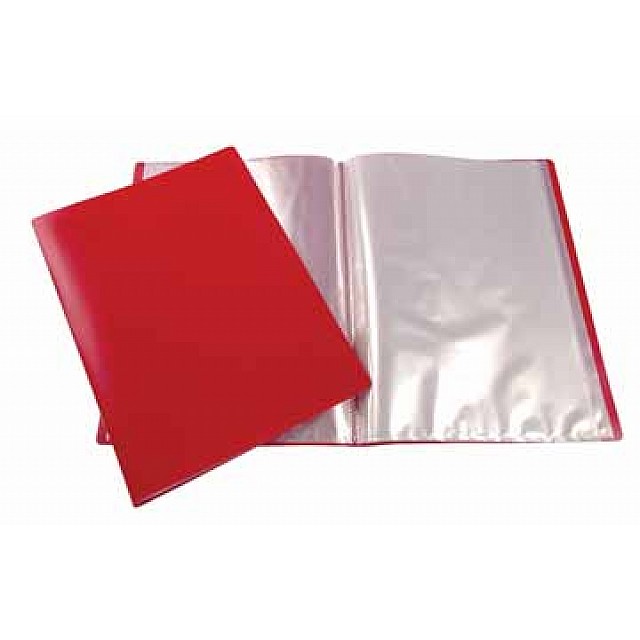 SHOWALBUM A4 30 TASSEN ROOD