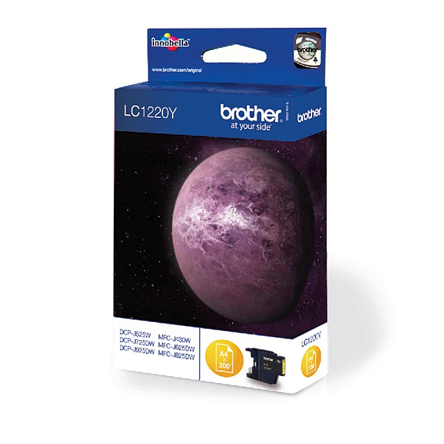 BROTHER LC-1220 inktcartridge geel standard capacity 300 pag