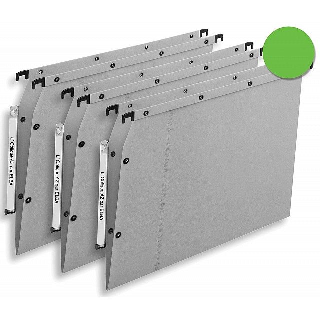 HANGMAP OBL.KAST GROEN E=330 V