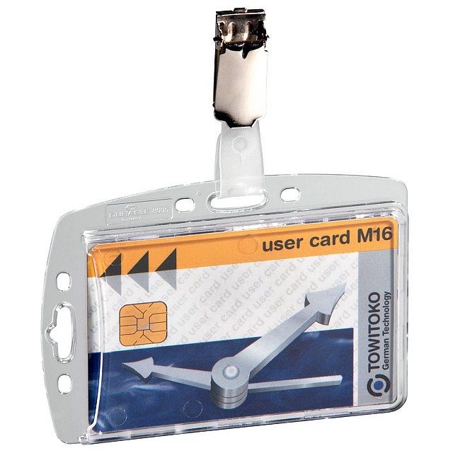 BADGE BEDRIJFSPAS M CLIP 54X85