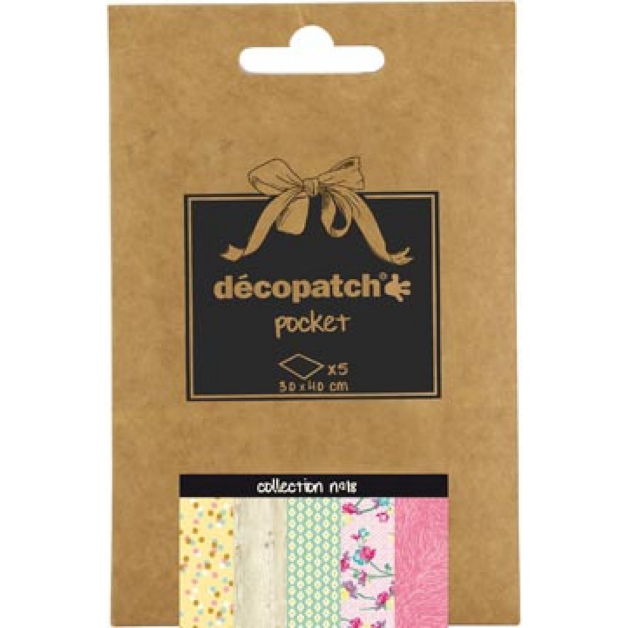 Fogli Carta Decopatch DP033C - 4 Fogli 30x40 Cm, Motivi Multicolor, Assortiti Per Decoupage E Hobby Creativi