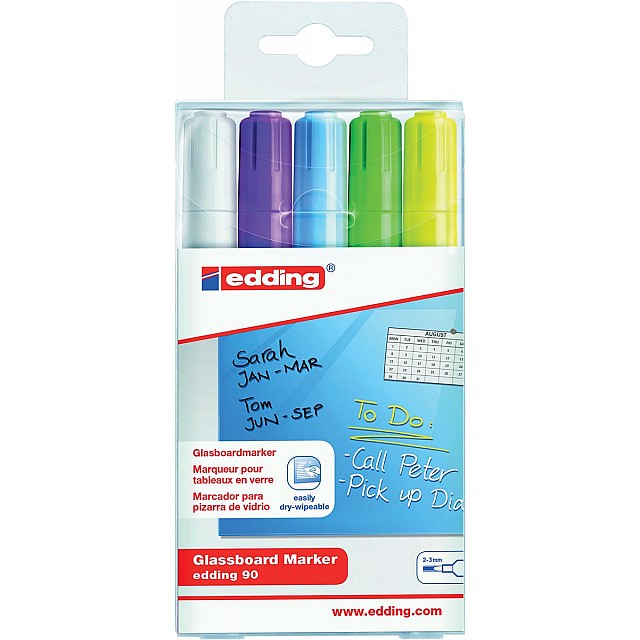 EDDING GLASBORDMARK 90 ASS1 5X