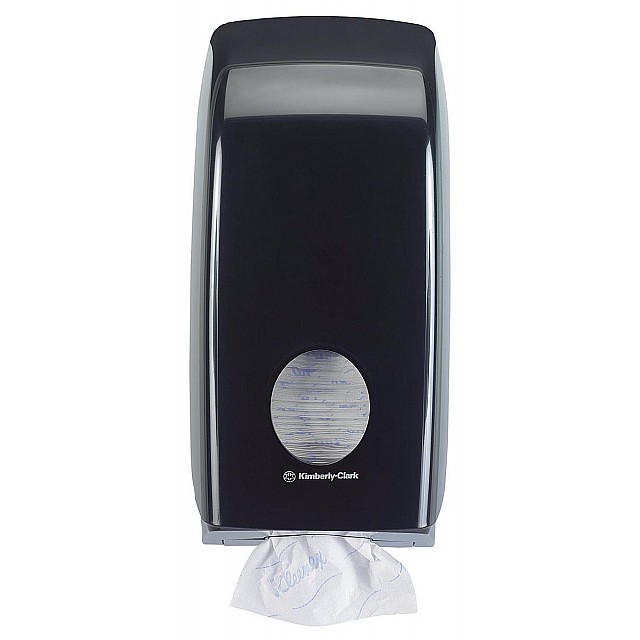AQUARIUS TOILETPAPIER DISPENSER ZWART