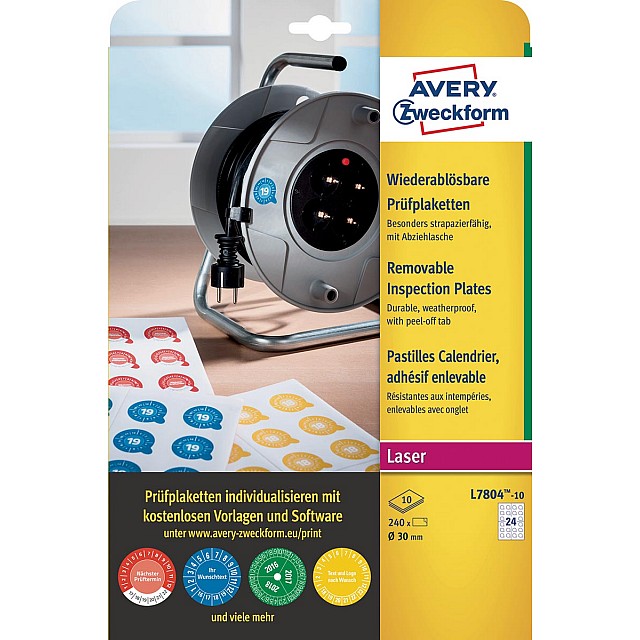 AVERY AFNEEMB KEURINGZEGEL