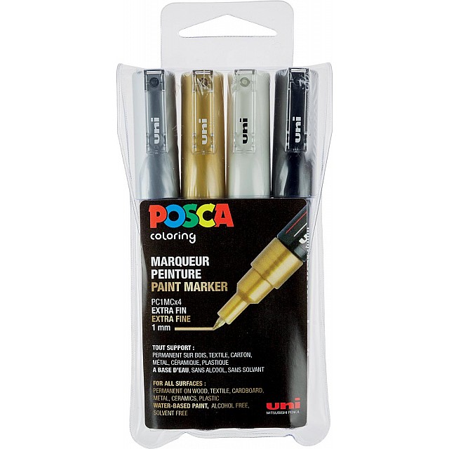 POSCA PAINTMARKER 1 METAL 4X
