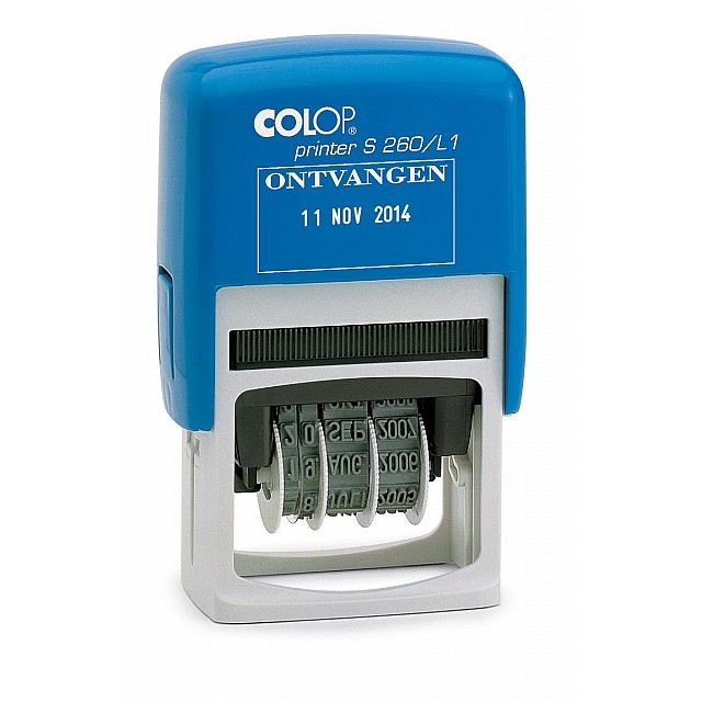 BL DATUMST. MET TKST ONTVANGEN